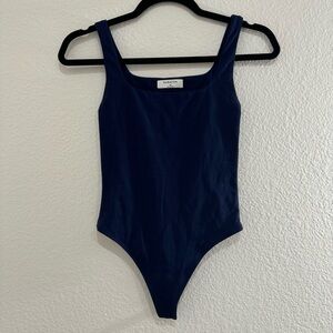 Babaton Size XS Navy Blue Bodysuit